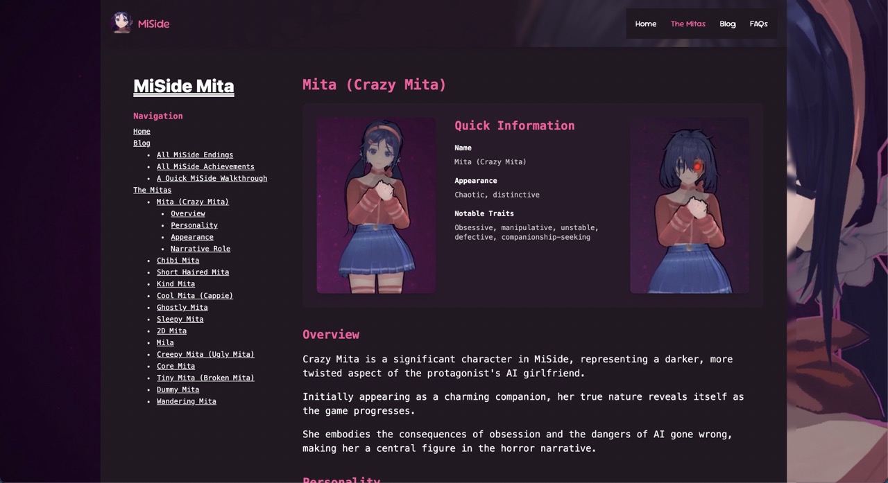 GitHub - miside-game/miside: MiSide: Step Into The Mysterious MiSide World